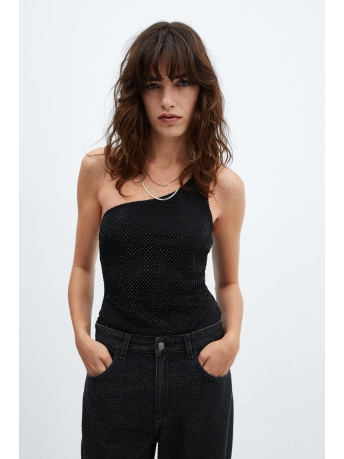 Mango Top ASYMMETRISCHE BODY MET STRASS 57039106 99