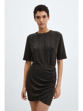 Mango Jurk GEBREIDE LUREX JURK 57019118 OR