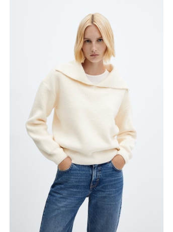Mango Trui GEBREIDE TRUI MET SJAALKRAAG 57009122 05