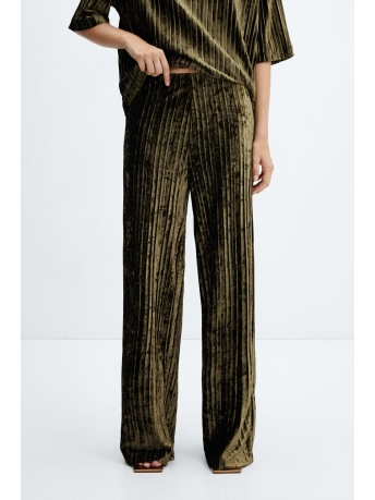 Mango Broek GEPLOOIDE FLUWELEN BROEK 57069100 43