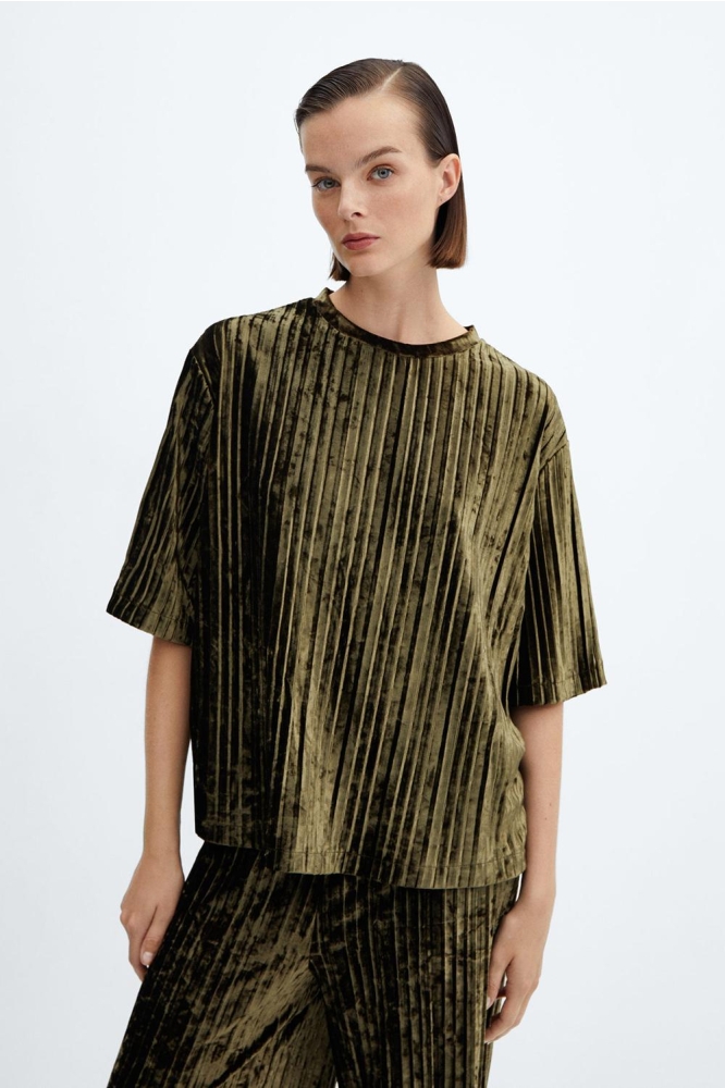 GEPLOOID FLUWELEN T SHIRT 57009102 43