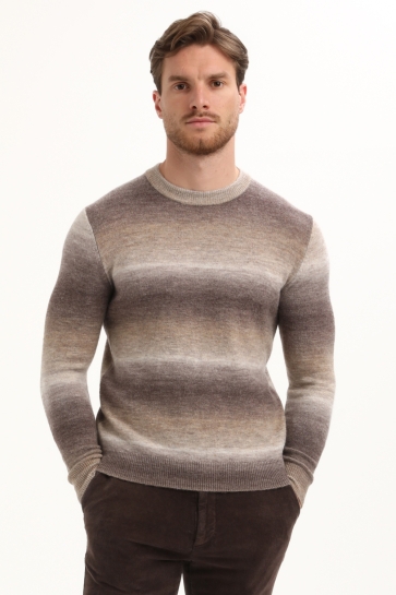 Gabbiano ZACHTE TRUI MET GARDIENT KLEURVERLOOP 615773 TAUPE