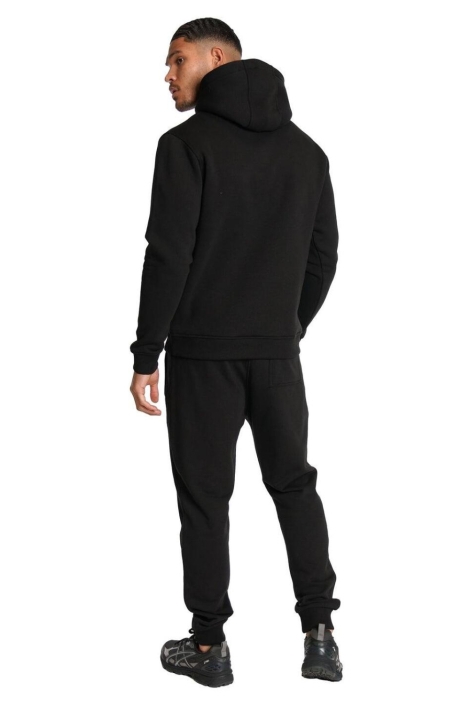 Malelions zwarte heren sweater | Model achteraanzicht