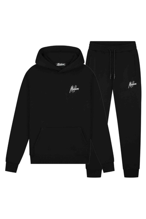 Malelions zwarte heren sweater | Vooraanzicht