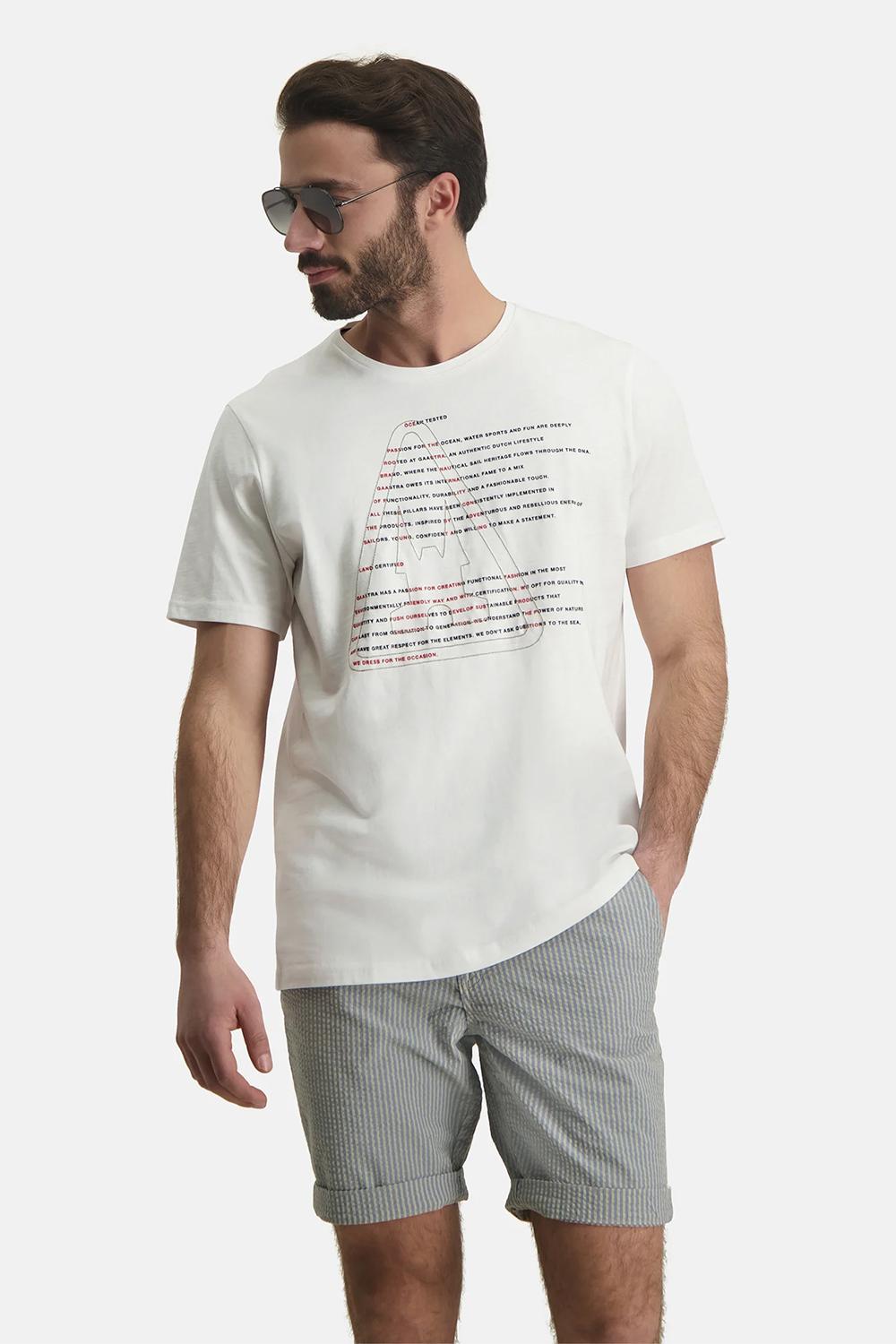 Zeeziekte bijvoeglijk naamwoord tafel warp m 357100231 gaastra t-shirt w005 bright-white