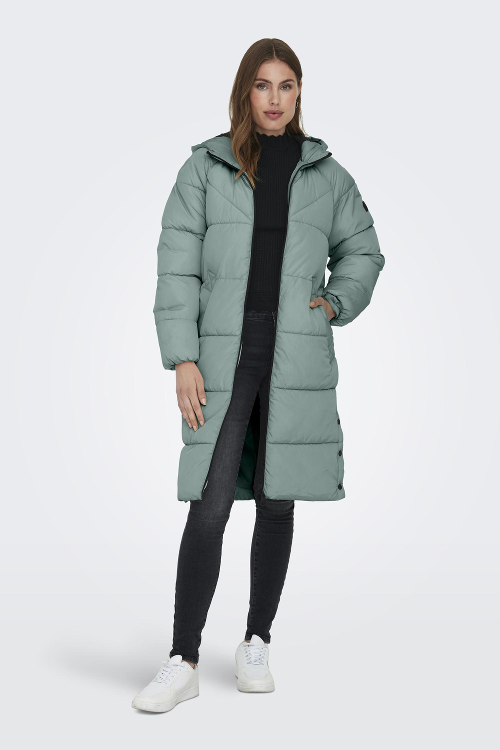 onlnewamanda long puffer coat cc blue jas only surf ot 15304786