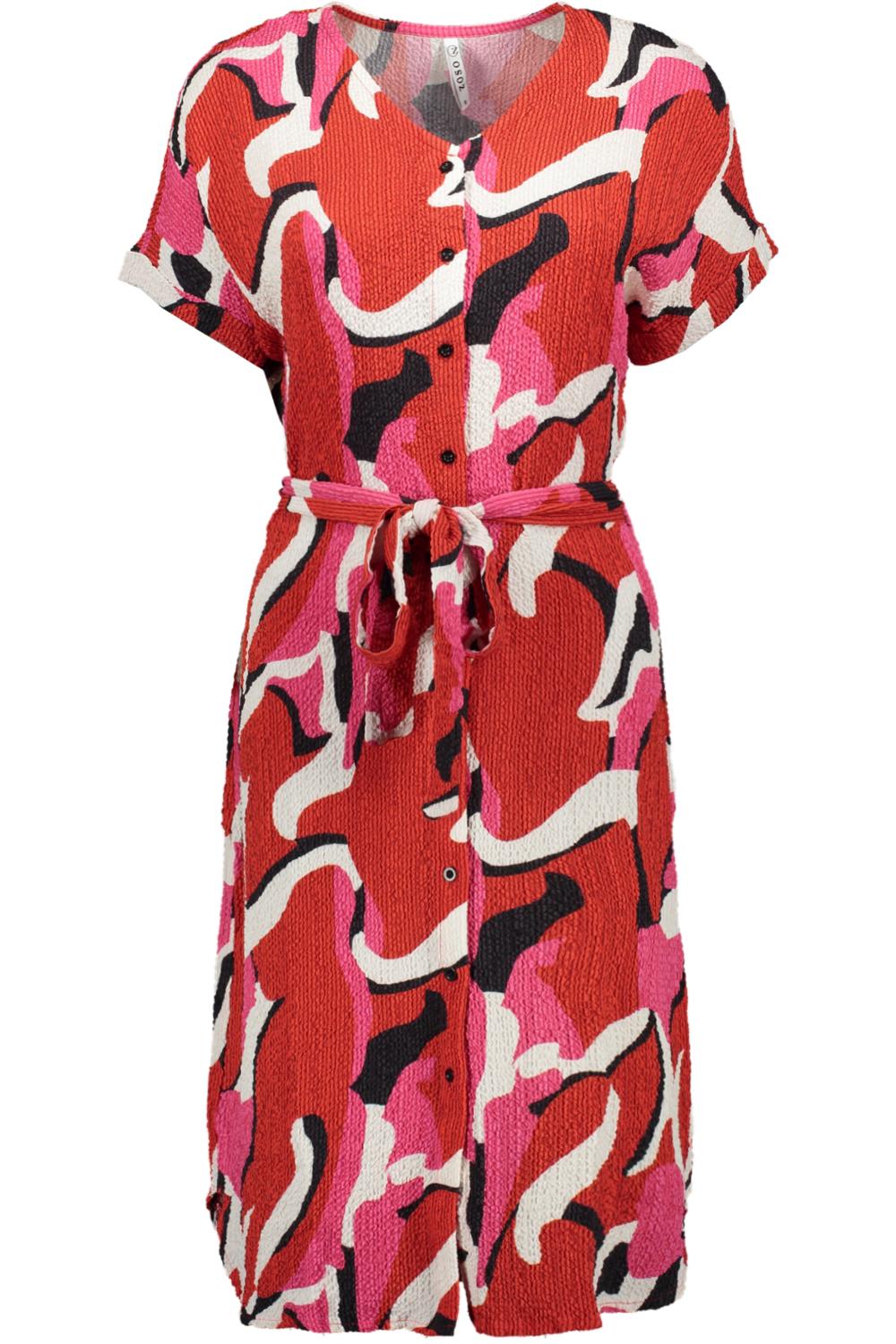 gemeenschap Nog steeds Legacy roxy fantasy fabric dress 232 zoso jurk 1280 6000 fiery red multi