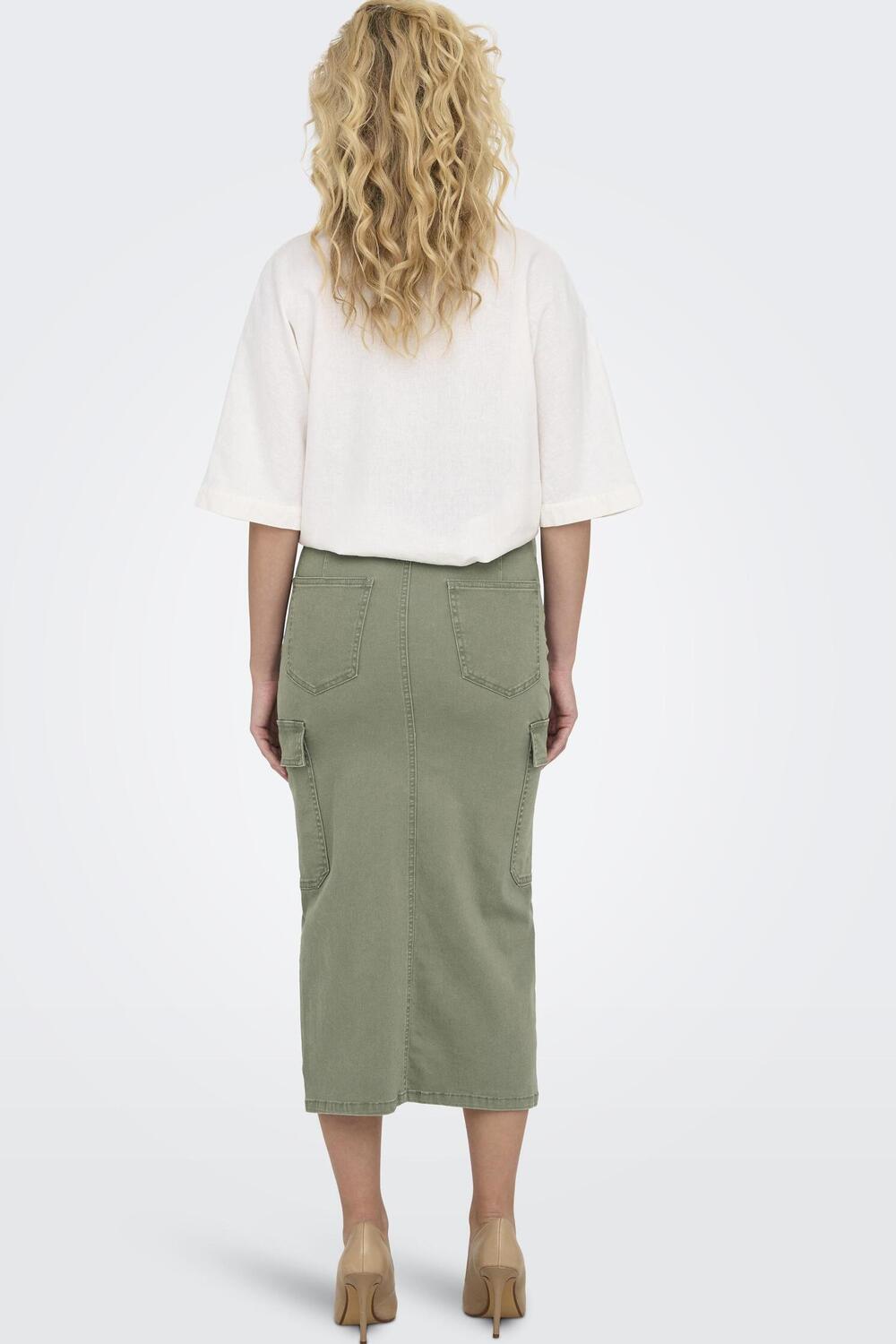 onllola hw cargo long slit skir pnt 15318851 only rok kalamata