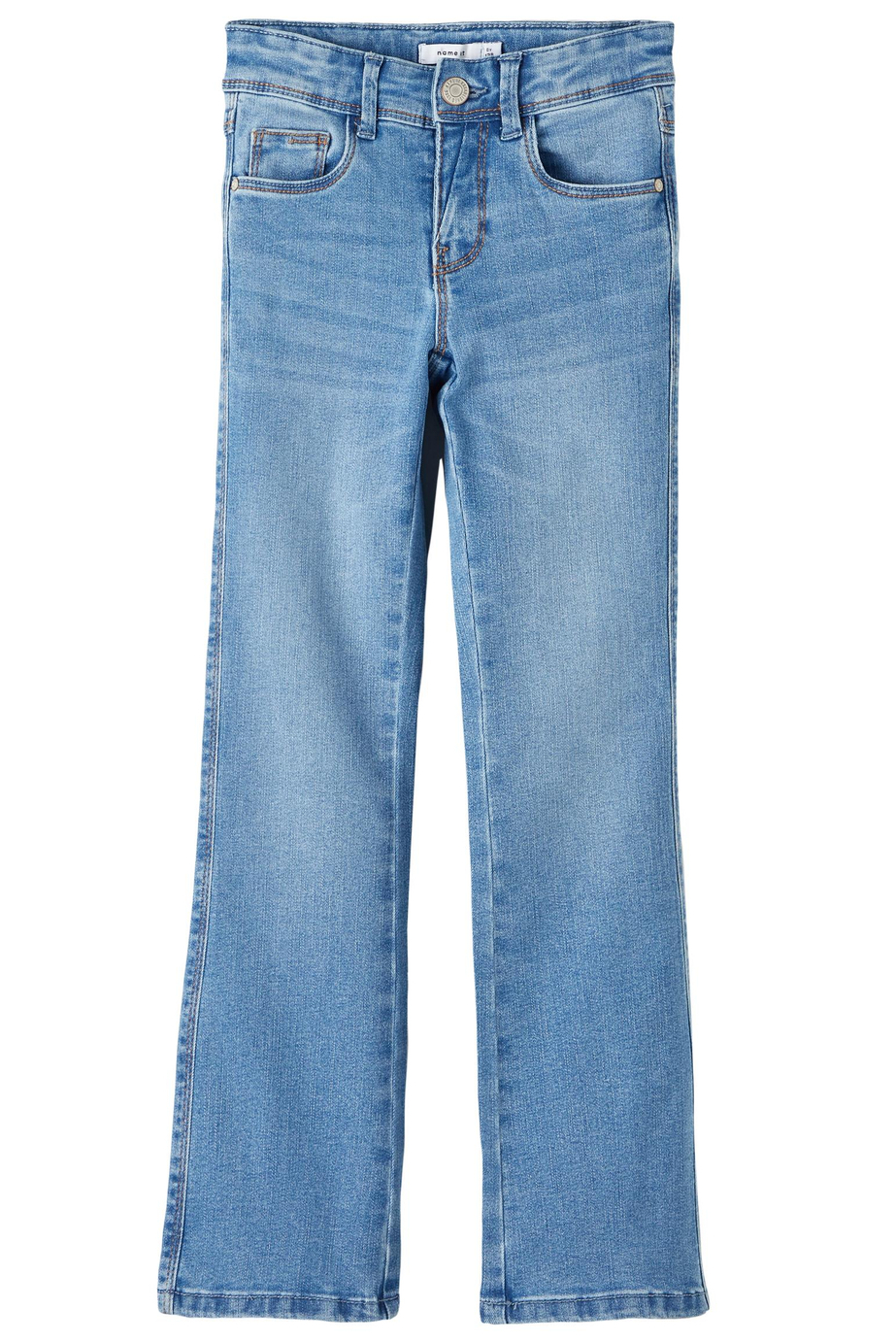 nkfpolly skinny boot jeans 1142-au blue denim jeans 13208876 name medium it