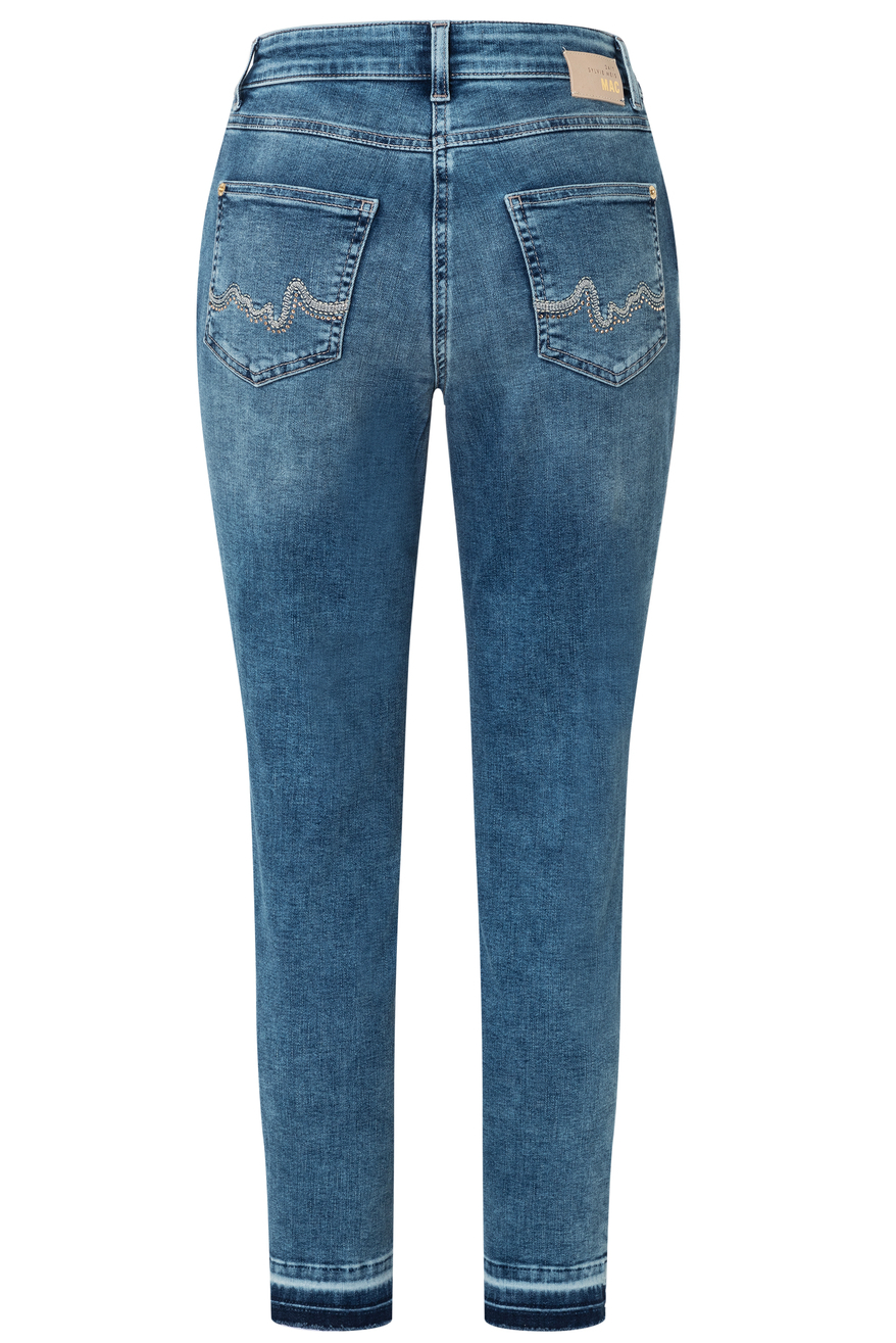 mel edgy glam 0389 2623 91 mac jeans vintage mid blue d512