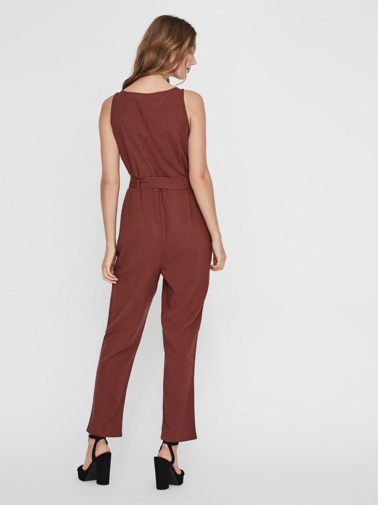 vmhelenmilo s/l jumpsuit wvn 10227775 vero moda jumpsuit sable