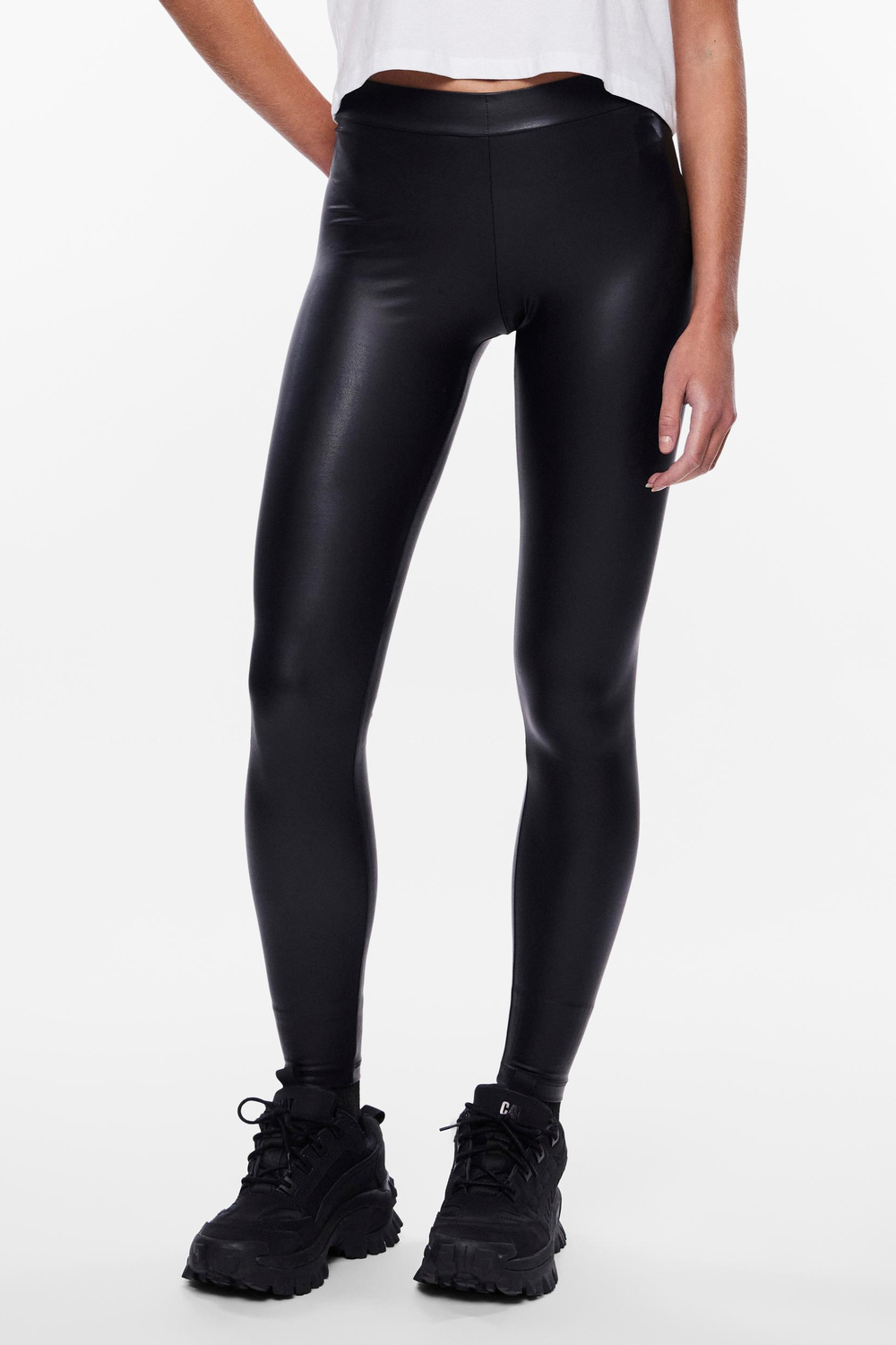 pcnew shiny legging noos 17058457 pieces legging black